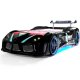 Speed Tuning 4WD Bilseng med Komplet LED-Lys og Lydpakke, Sort