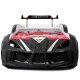 Speed Tuning 4WD Bilseng med Komplet LED-Lys og Lydpakke, Sort