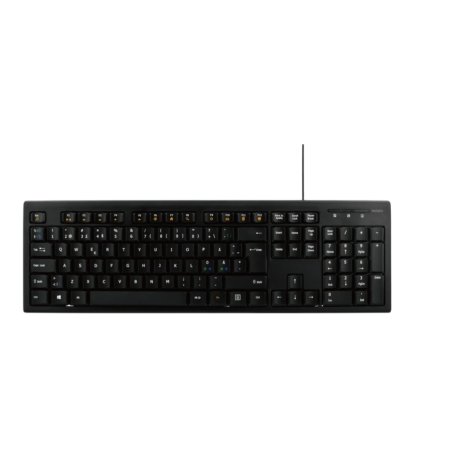 Deltaco Fullsize Kablet Tastatur - Nordisk, USB-C  Sort