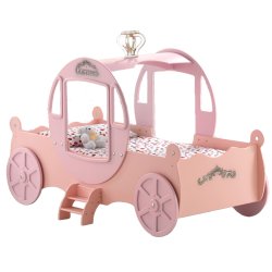 Royal Prinsesse Karet Træ Børneseng   "200 x 90 cm"