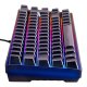 Deltaco Gaming DK240 60% Tastatur med RGB (Semi transparent) Sort
