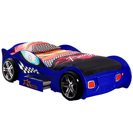 Turbo Racing Bilseng med Skuffe  Blå