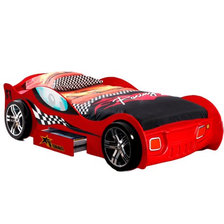 Turbo Racing Bilseng med Skuffe  Rød