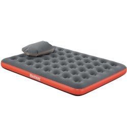 Bestway Roll & Relax Luftmadras   "203 x 152 x 22cm" (m/pumpe)