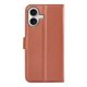 iPhone 17  - Læder Cover / Pung    "Brun"