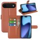 iPhone 17 Air - Læder Cover / Pung    "Brun"