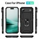 iPhone 17 Air - Armor Hybrid Cover Med Kickstand   "Sort"