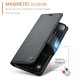 iPhone 17 Air - CASEME RFID Læder Cover / Pung   "Sort"