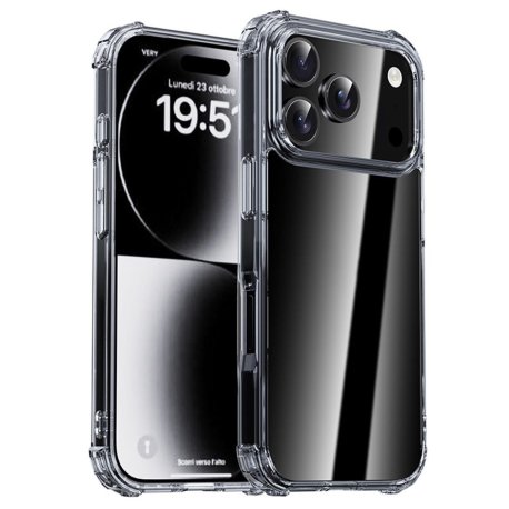 iPhone 17 Pro - Shockproof Gummi Cover 1.5mm - Transparent