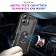 iPhone 16 - Shockproof Hybrid Cover Med Roterbar Kickstand   "Sort"