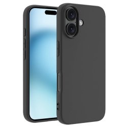 iPhone 16 - Slim Gummi Cover   "Sort"