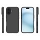 iPhone 16 - Slim Gummi Cover   "Sort"