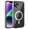 iPhone 15 - Ultraklar Magnetisk Hybrid Cover - Magsafe kompatibel