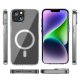 iPhone 15 - Ultraklar Magnetisk Hybrid Cover - Magsafe kompatibel