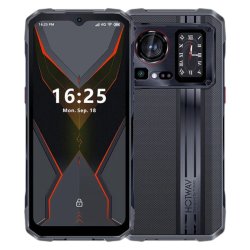 Hotwav Cyber ​​15 Smartphone - Android 13, 12 GB RAM + 256 GB ROM, 6,6", Sort