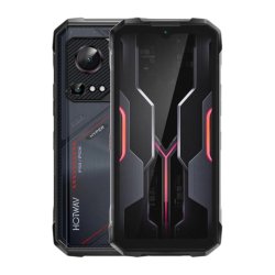 Hotwav Hyper 7S Smartphone - 6.6", 4GB RAM, 256GB, Android 15, 10800mAh, 5G - Sort