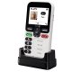Doro Leva X10 Mobiltelefon - 4G, 128MB, USB-C - Hvid