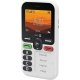 Doro Leva X10 Mobiltelefon - 4G, 128MB, USB-C - Hvid