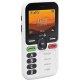 Doro Leva X10 Mobiltelefon - 4G, 128MB, USB-C - Hvid