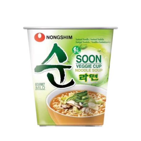 Nongshim Instant Cup Noodle Soon Veggie 67 gr