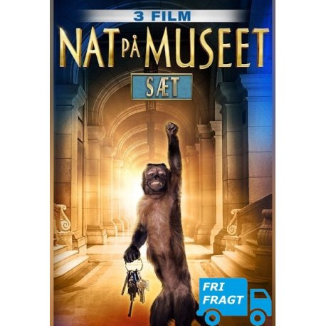 Nat På Museet  1 - 2 & 3  Box Sæt    "DVD"