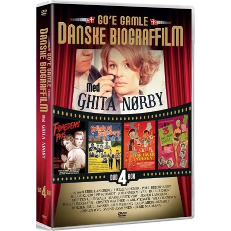 Goé Gamle Danske Biograffilm - Med Ghita Nørby    "DVD"