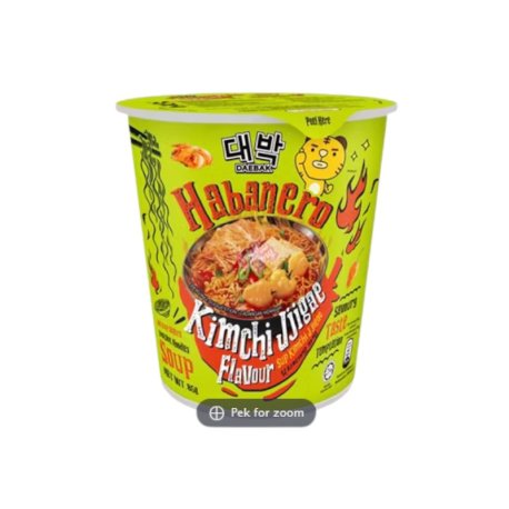 Daebak Habanero Kimchie Jigae Smag Nudler 85 Gram (Korea)