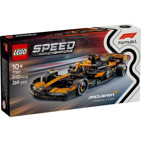 LEGO  Speed Champions McLaren F1 Team MCL38 Racerbil - 269 Dele  "10 år"