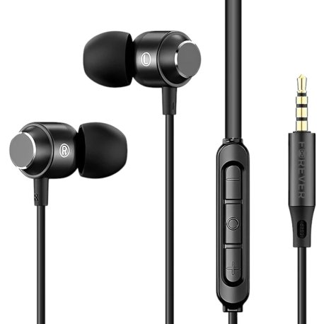 Forever EP-01 In-Ear Hovedtelefoner – 3,5 mm Jack Sort