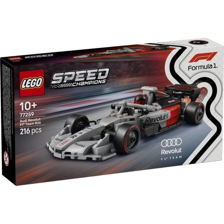 LEGO  Speed Champions Audi Revolut F1 Team R26 Racerbil - 216 Dele   "10 år"