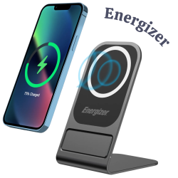 Energizer 15W Trådløs Opladningsstander. Sort