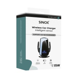 Sinox PRO Trådløs Oplader 15W. Sort