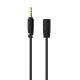 Sinox PRO 3,5mm Mini Jack Forlængerkabel. 5m. Sort
