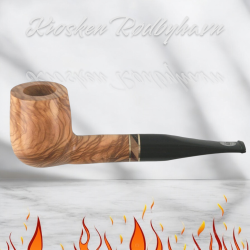 Pipe PASSATORE "Graziosa Oliva Mod" Pibe Med Akryl Mundstykke