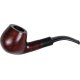 Pibe "Mr.Pipe"  Jujube-træ, Matbrun. 9 mm