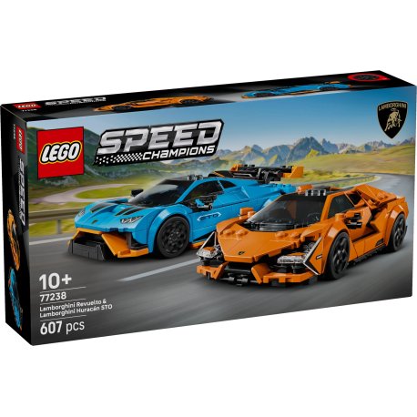 LEGO  Speed Champions Lamborghini Revuelto & Huracán STO - 607 Dele 