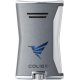 COLIBRI Slim Lighter, Antracit/krom  Med Niveauindikator