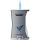 COLIBRI Slim Lighter, Antracit/krom  Med Niveauindikator