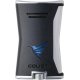 COLIBRI Slim Lighter, Sort/Guld  Med Niveauindikator