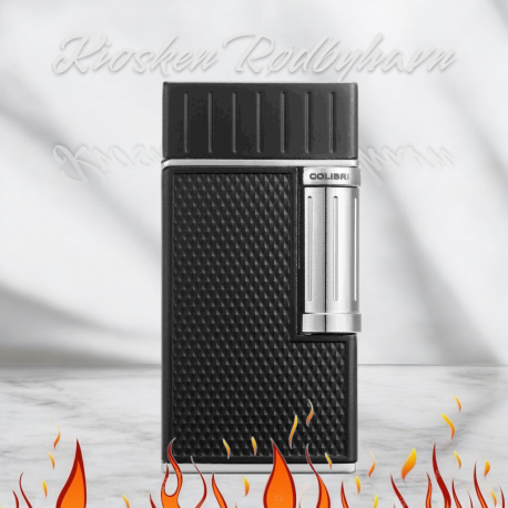COLIBRI Lighter Julius II   Sort/Krom