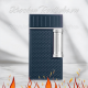 COLIBRI Lighter Julius II   Marineblå/Krom