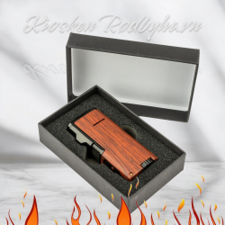 SKY  3-Flame Jet Cigar Windsor "sort/brun"   Trælook