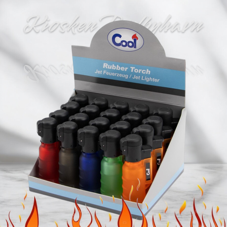 Cool Jet Gummi Fakkellighter  Assorterede Farver