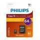 Philips Micro SDXC kort. 64 gb