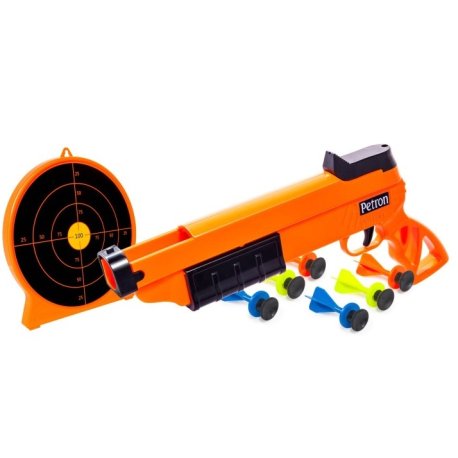 Sureshot Pistol + Skydeskive  m/6 Dartpile