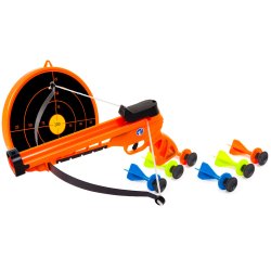 Sureshot Håndbue + Skydeskive  m/6 Dartpile