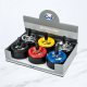 Roterende Askebæger Metallisk Sort Mat/Assorterede Farver