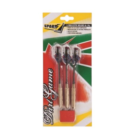 Dartpile ''Deluxe''  18 g  (3 stk.)  Rød/Hvid