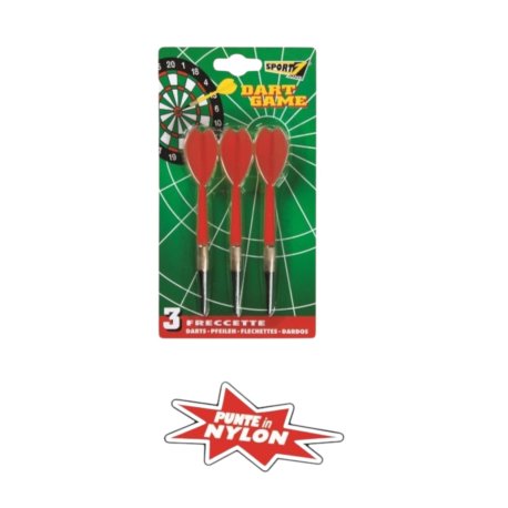 Dartpile '''Nylon''  (3 stk.)  Rød