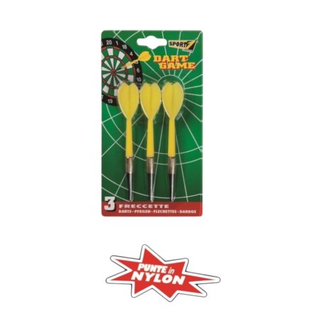 Dartpile '''Nylon''  (3 stk.)  Gul